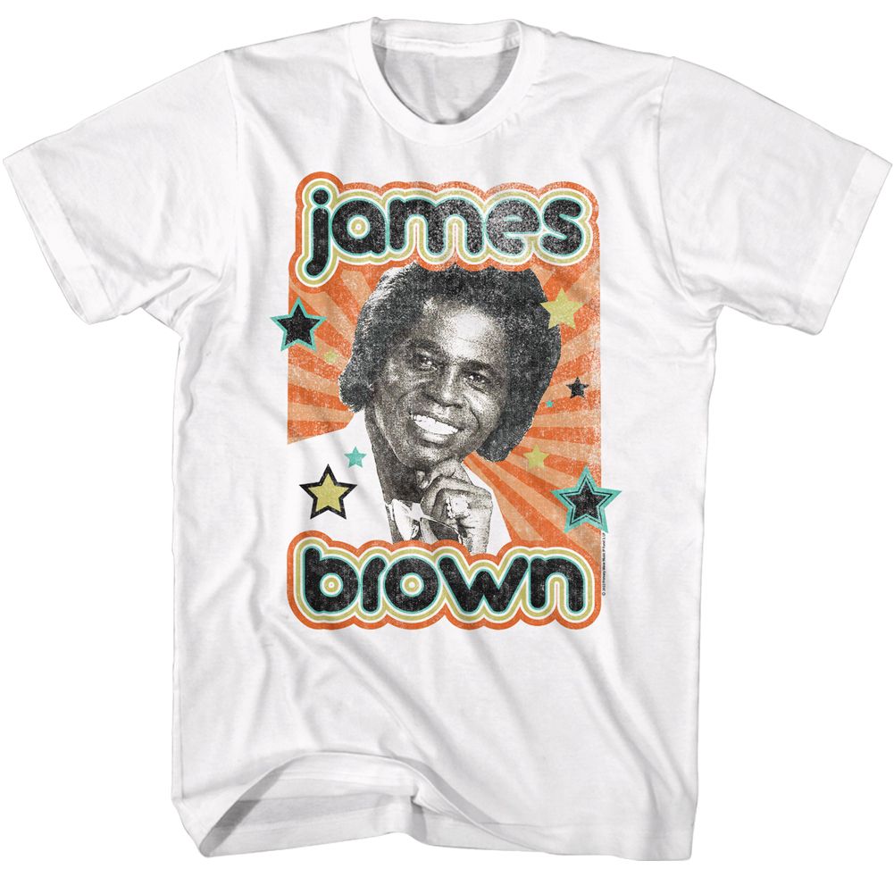 JAMES BROWN Eye-Catching T-Shirt, Stars