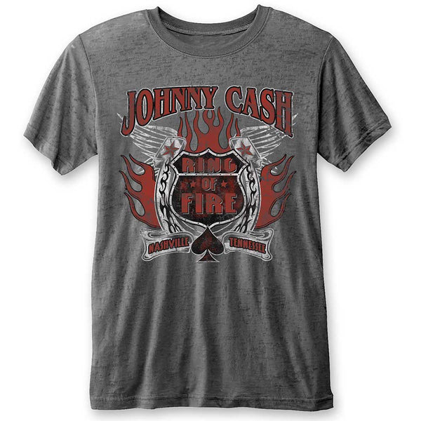 JOHNNY CASH Attractive T-Shirt, Ring Of Fire