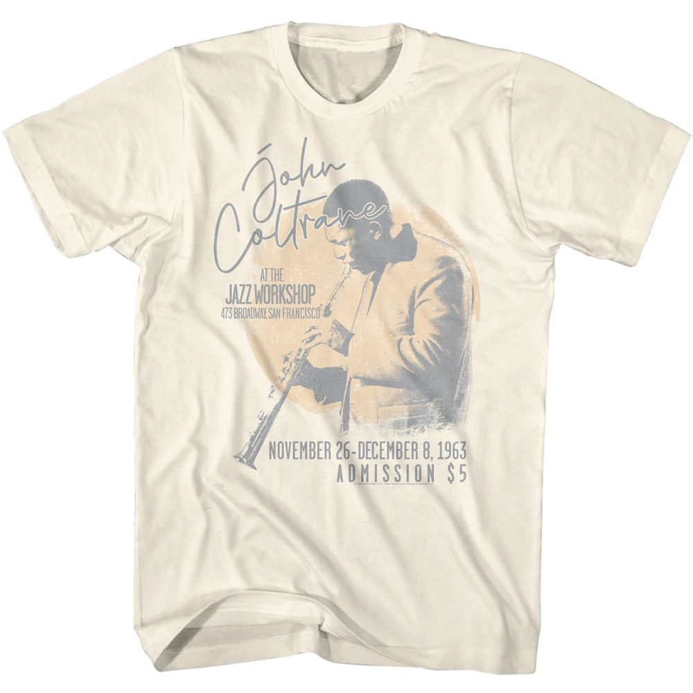 JOHN COLTRANE Eye-Catching T-Shirt, Jazz Workshop