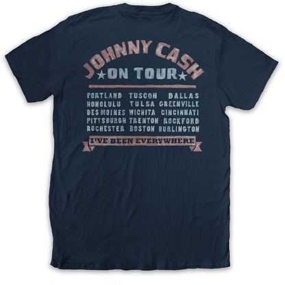 JOHNNY CASH Attractive T-Shirt, All Star Tour