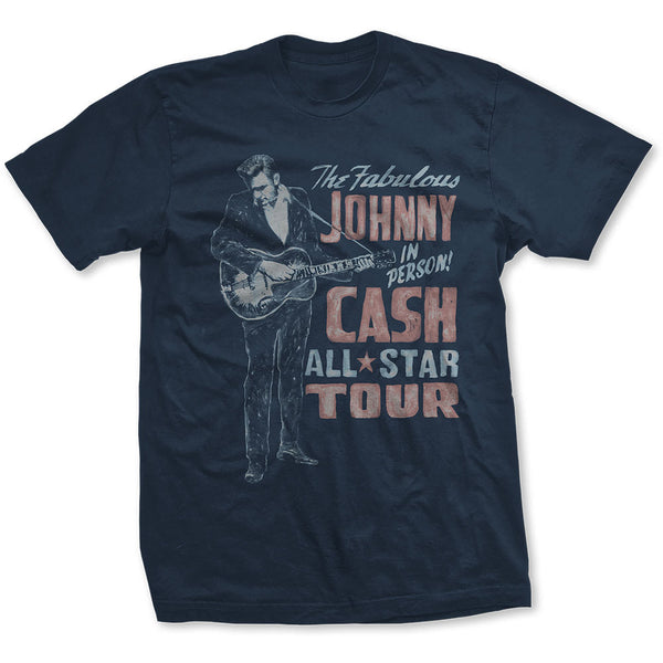 JOHNNY CASH Attractive T-Shirt, All Star Tour