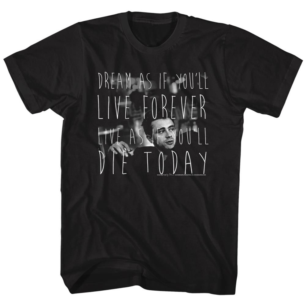 JAMES DEAN Glorious T-Shirt, Die Today