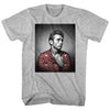 JAMES DEAN Glorious T-Shirt, Rd Flower Print