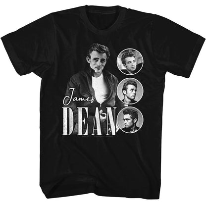 JAMES DEAN Eye-Catching T-Shirt, Three Circles