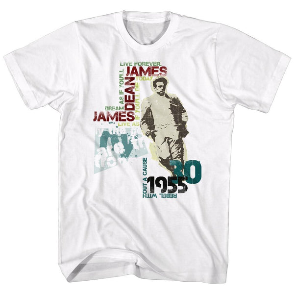 JAMES DEAN Glorious T-Shirt, Dean Typography