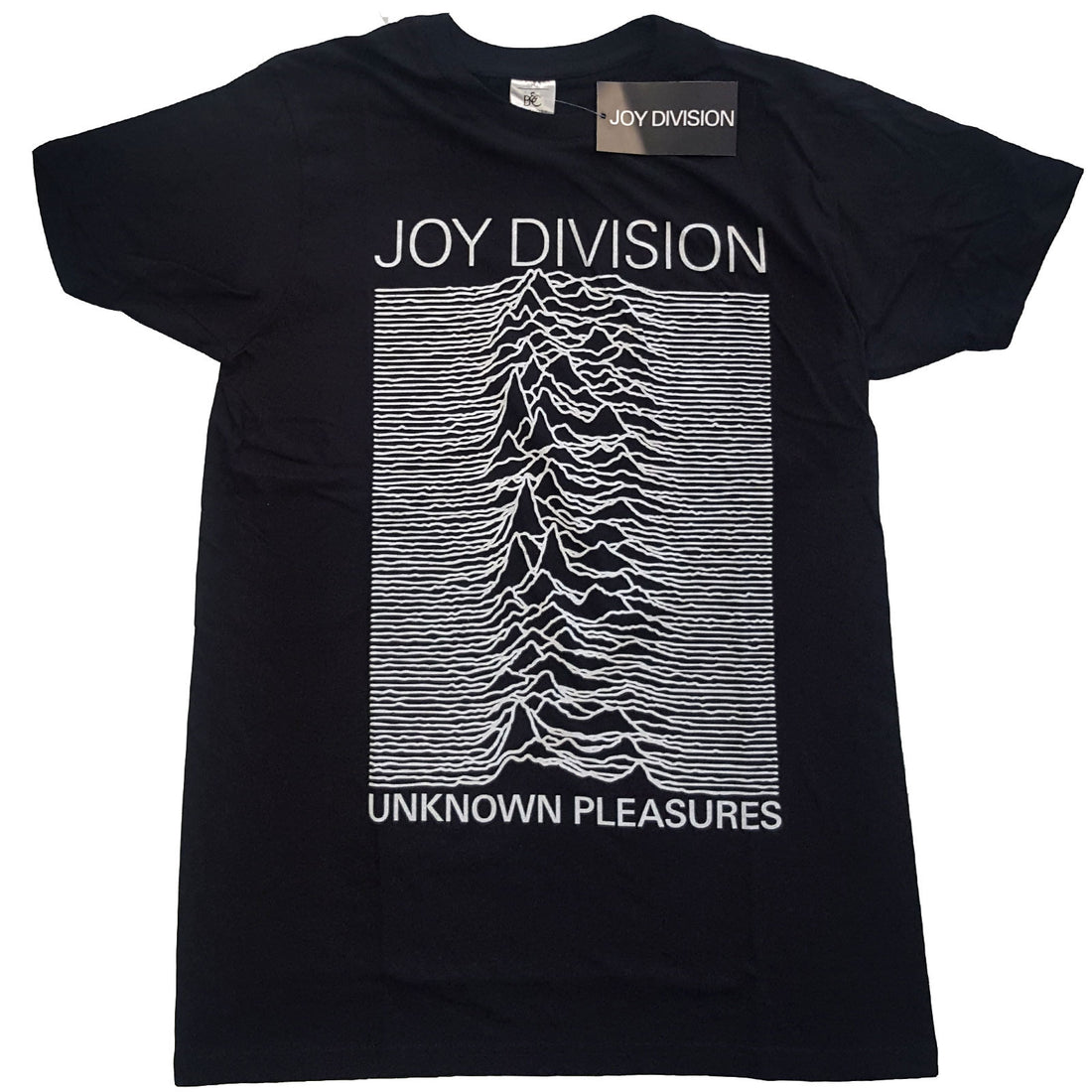 JOY DIVISION Attractive T-Shirt, Unknown Pleasures White On Black