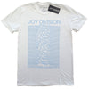 JOY DIVISION Attractive T-Shirt, Unknown Pleasures Blue On White