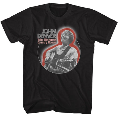 JOHN DENVER Eye-Catching T-Shirt, Playing Guitar