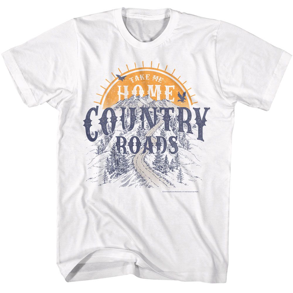 JOHN DENVER Eye-Catching T-Shirt, Take Me Home Country Roads