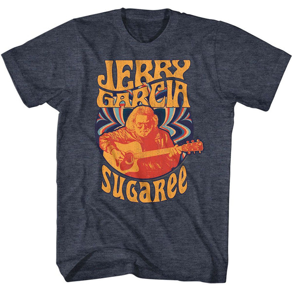 JERRY GARCIA Eye-Catching T-Shirt, Psychedelic Circle