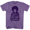 JIMI HENDRIX Eye-Catching T-Shirt, Purple Haze