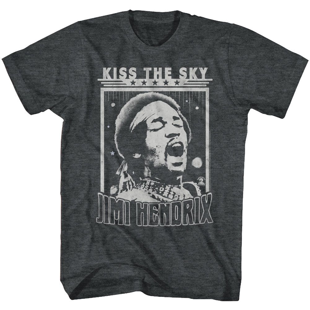 JIMI HENDRIX Eye-Catching T-Shirt, Kiss The Sky