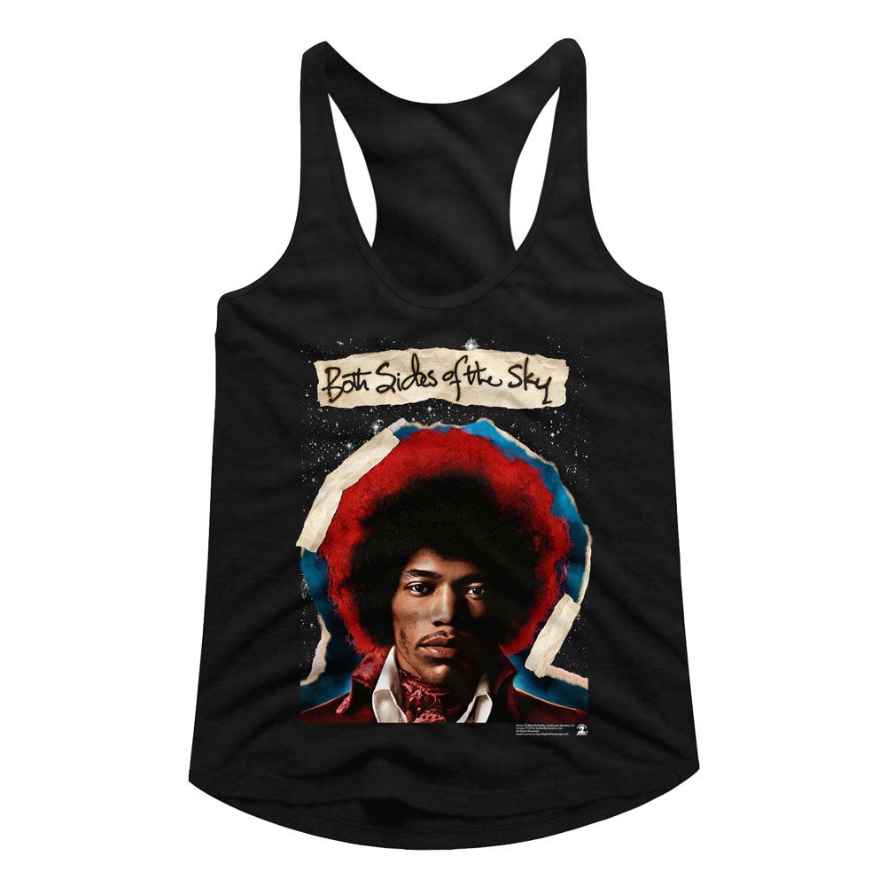 Women Exclusive JIMI HENDRIX Eye-Catching Racerback, Both Sides