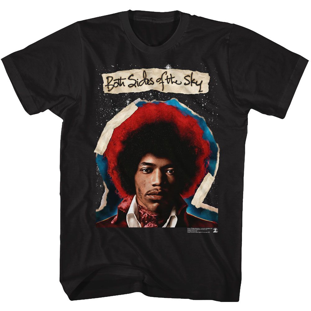 JIMI HENDRIX Eye-Catching T-Shirt, Both Sides