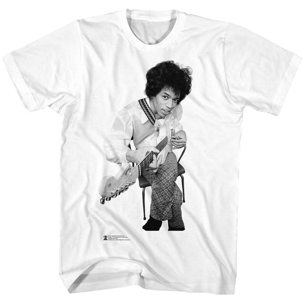 JIMI HENDRIX Eye-Catching T-Shirt, Jimi Plays Guitar
