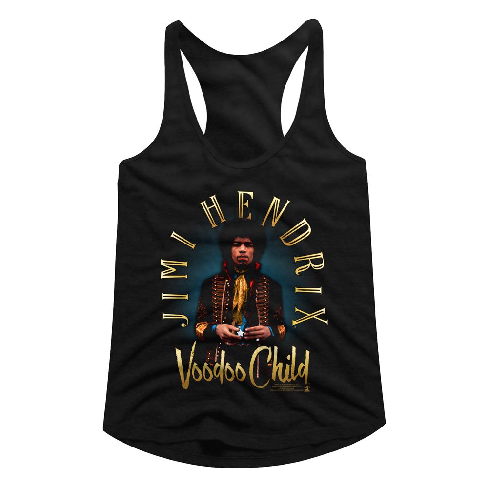 Women Exclusive JIMI HENDRIX Eye-Catching Racerback, Voodoo Child