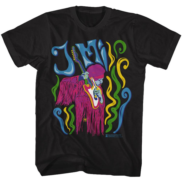 JIMI HENDRIX Eye-Catching T-Shirt, Psychadelic