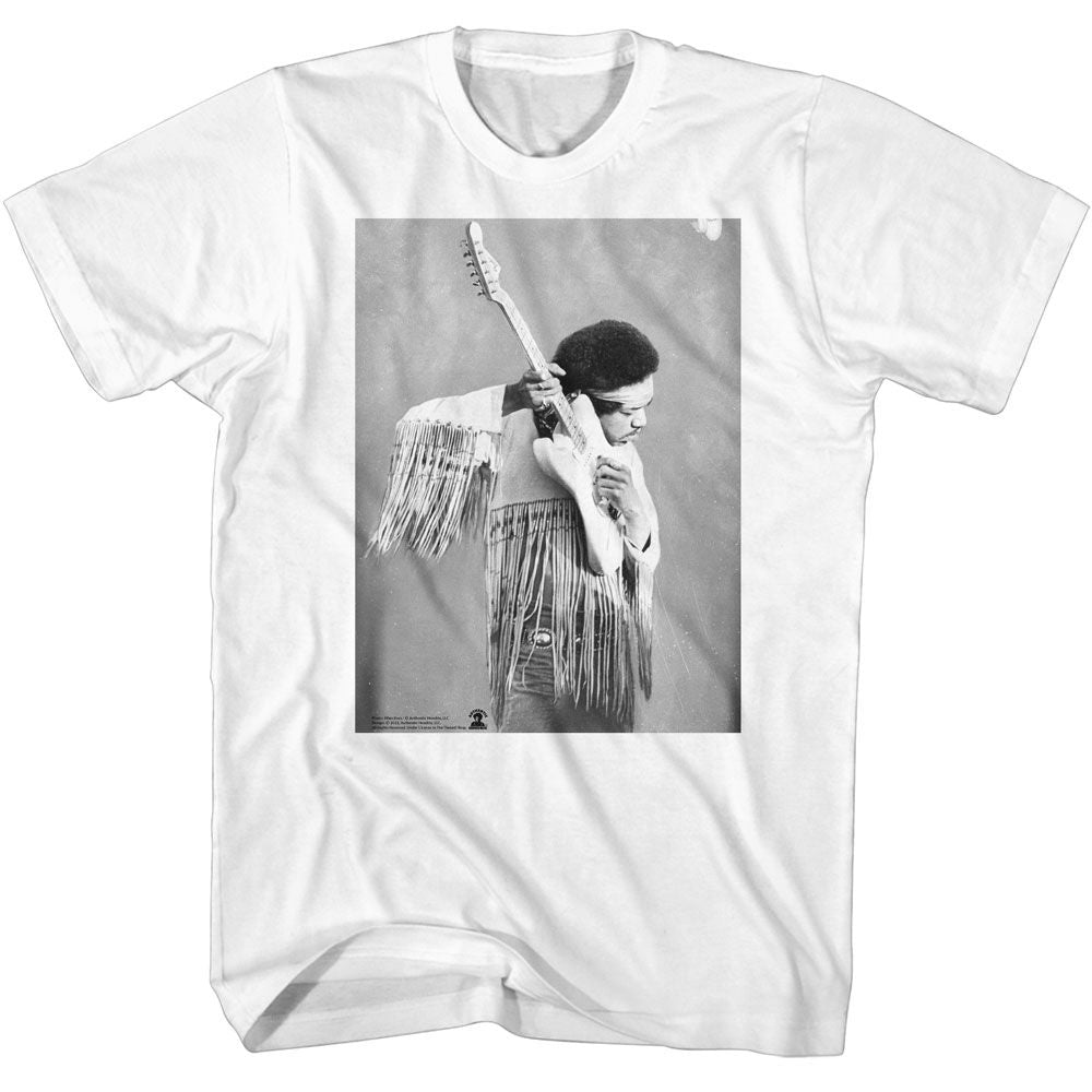 JIMI HENDRIX Eye-Catching T-Shirt, Listen to Guitar