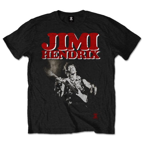 JIMI HENDRIX Attractive T-Shirt, Block Logo