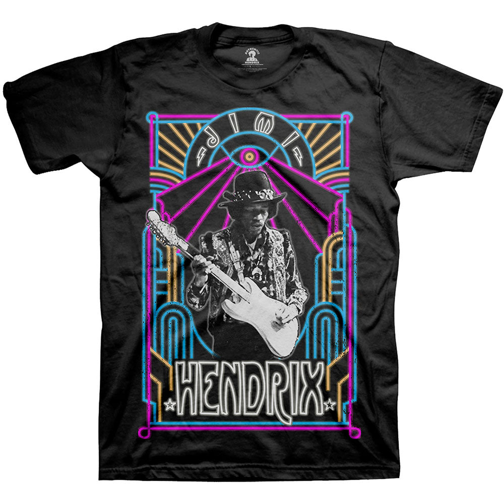 JIMI HENDRIX Attractive T-Shirt, Electric Ladyland Neon