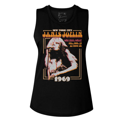 Women Exclusive JANIS JOPLIN Eye-Catching Muscle Tank, New York