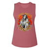 Women Exclusive JANIS JOPLIN Eye-Catching Muscle Tank, Collage