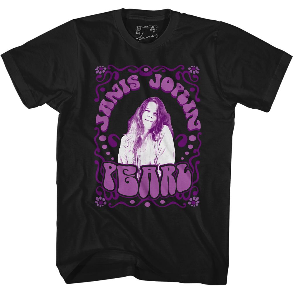 JANIS JOPLIN Eye-Catching T-Shirt, Pearl