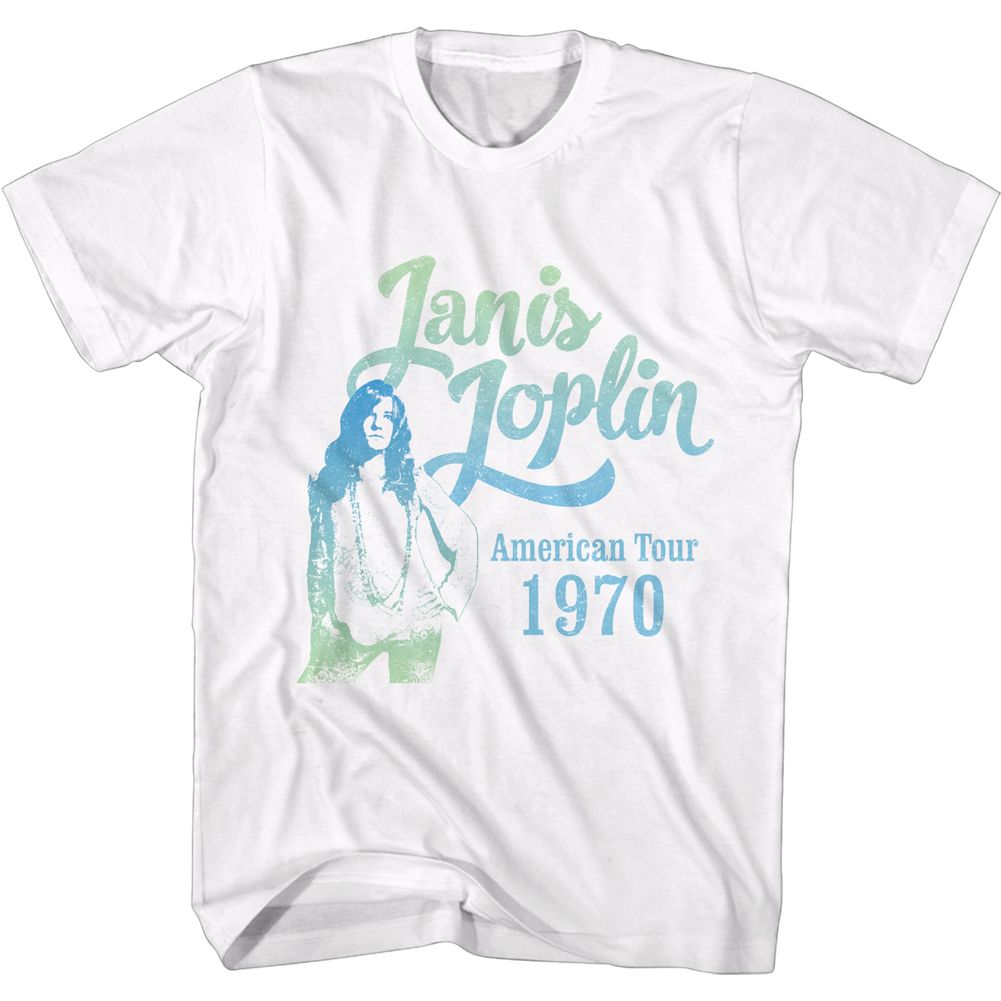 JANIS JOPLIN Eye-Catching T-Shirt, Gradient