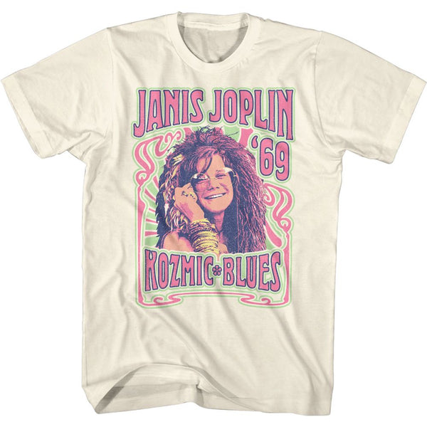 JANIS JOPLIN Eye-Catching T-Shirt, Kozmic Blues