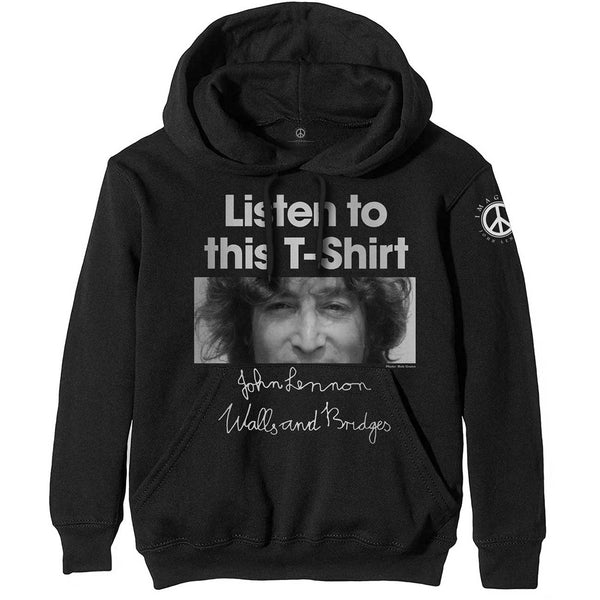 JOHN LENNON Attractive Hoodie, Listen To This