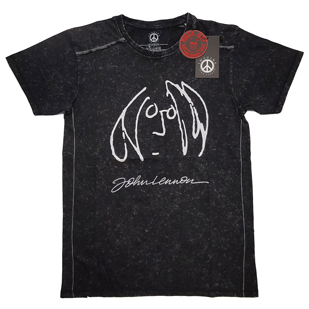 JOHN LENNON Attractive T-Shirt, Self Portrait (Wash Collection)