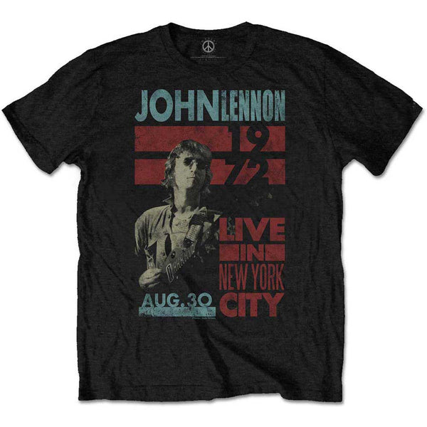 JOHN LENNON Attractive T-Shirt, Live In Nyc
