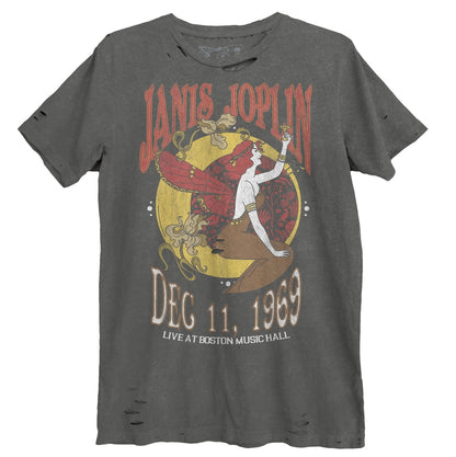 Destroyed JANIS JOPLIN T-Shirt, Boston Music Hall 1969