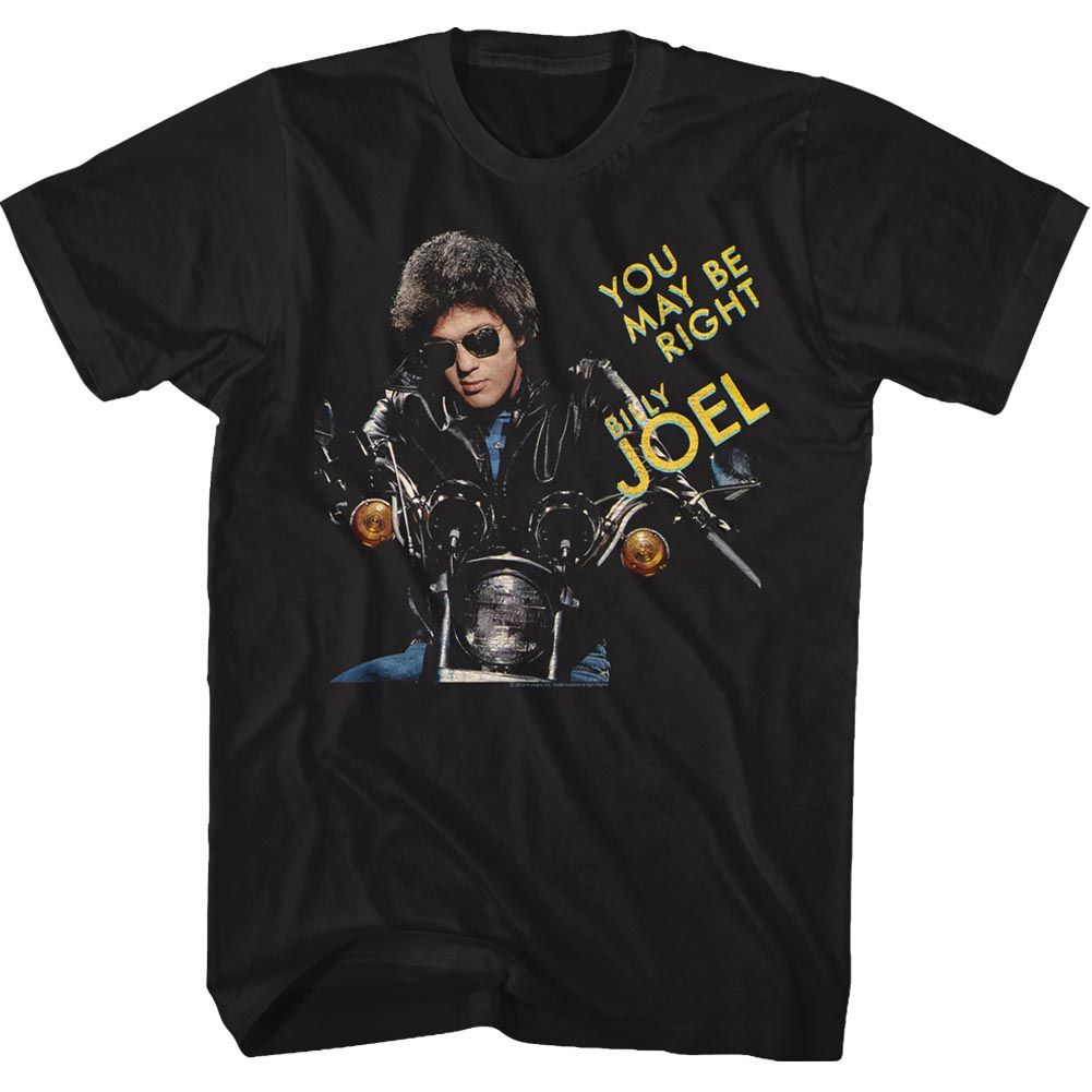 BILLY JOEL Eye-Catching T-Shirt, You May Be Right