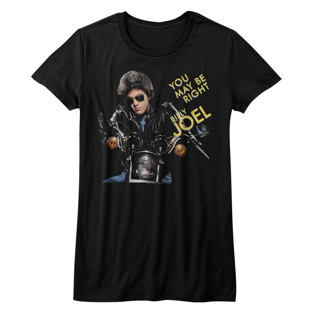 Women Exclusive BILLY JOEL Eye-Catching T-Shirt, You May Be Right