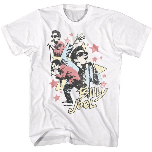 BILLY JOEL Eye-Catching T-Shirt, Stars