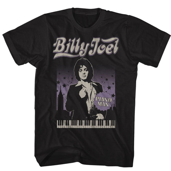 BILLY JOEL Eye-Catching T-Shirt, Cityscape With Stars