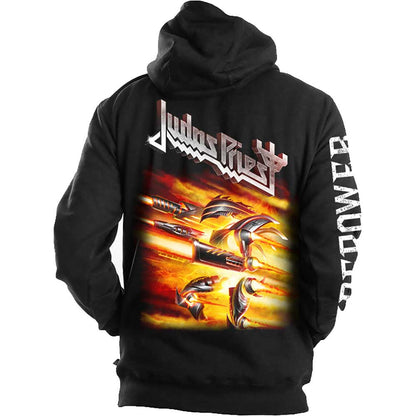 JUDAS PRIEST Attractive Hoodie, Firepower