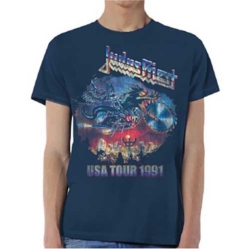 JUDAS PRIEST Attractive T-Shirt, Painkiller Us Tour 91
