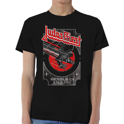 JUDAS PRIEST Silver and Red Vengeance T-Shirt