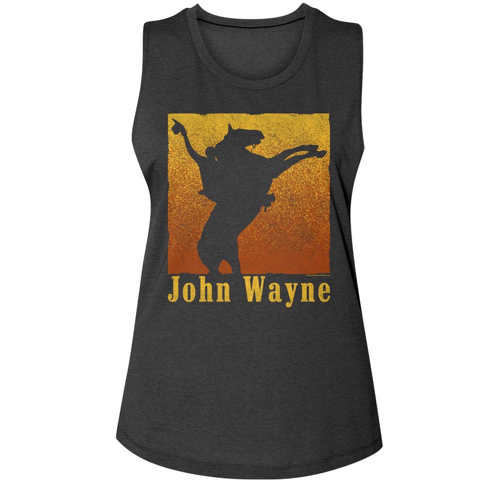 JOHN WAYNE MUSCLE TANK, John Wayne Rearing Horse