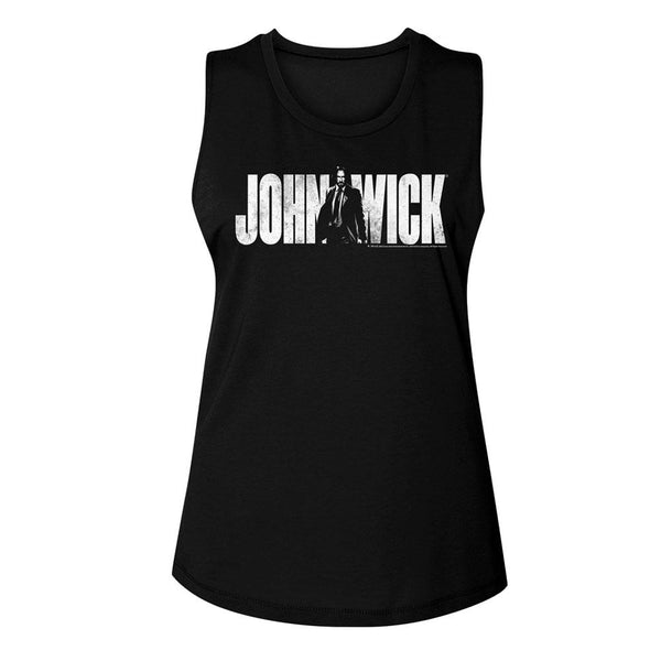 Women Exclusive JOHN WICK Muscle Tank, Big Logo