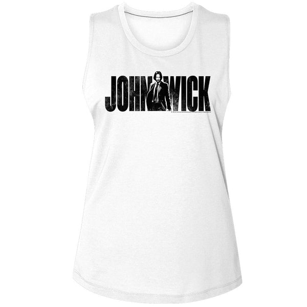 Women Exclusive JOHN WICK Muscle Tank, With Name