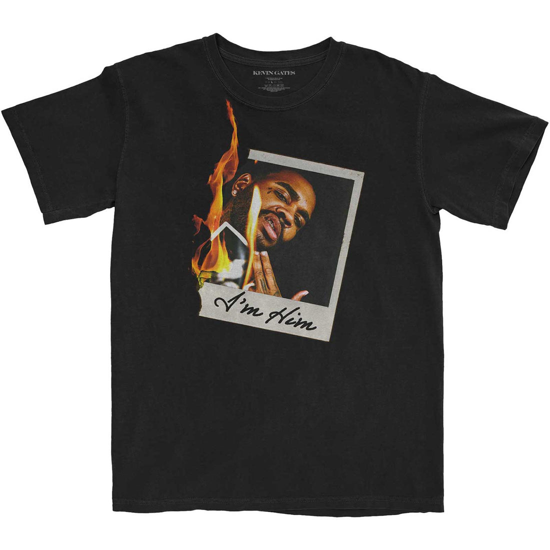 KEVIN GATES Attractive T-Shirt, Polaroid Flame