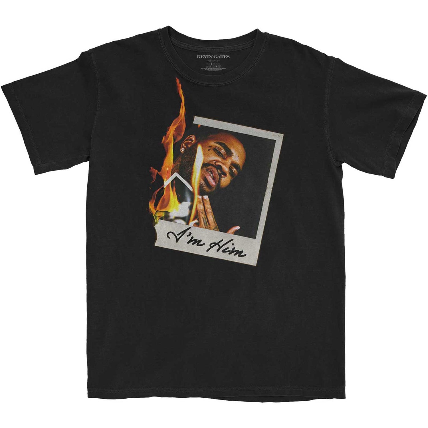 KEVIN GATES Attractive T-Shirt, Polaroid Flame