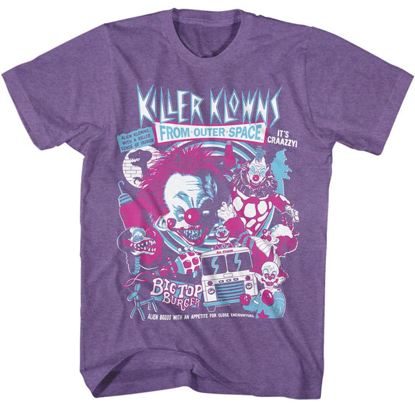 KILLER KLOWNS Eye-Catching T-Shirt, Crazy Bunch