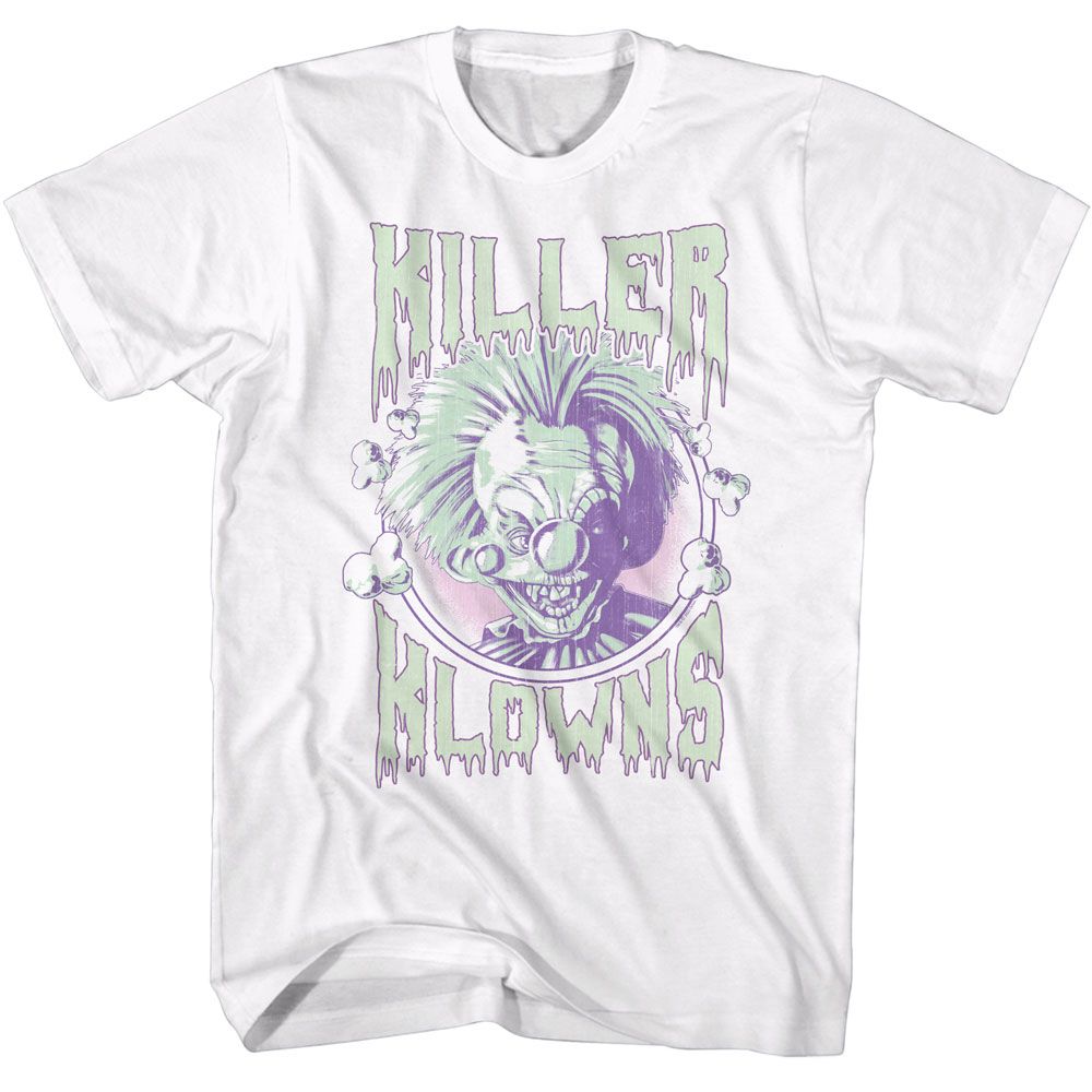 KILLER KLOWNS Eye-Catching T-Shirt, Pastel Popcorn