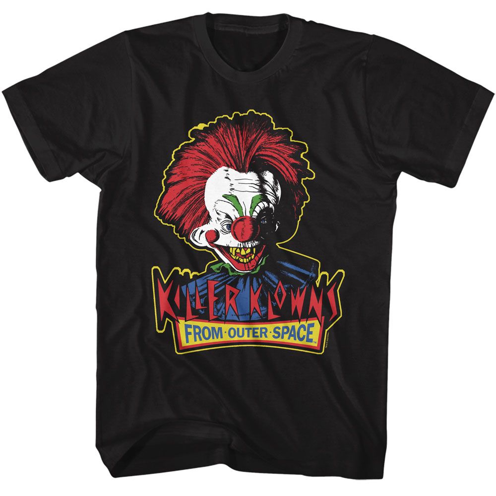 KILLER KLOWNS Eye-Catching T-Shirt, Head And Logo