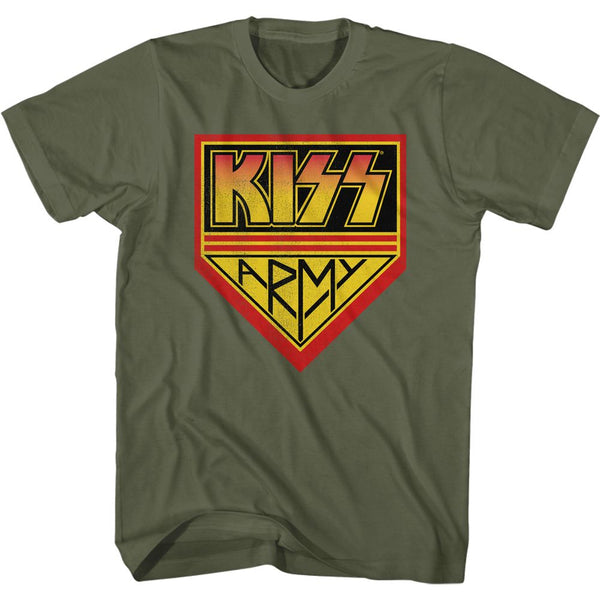 KISS Eye-Catching T-Shirt, Army