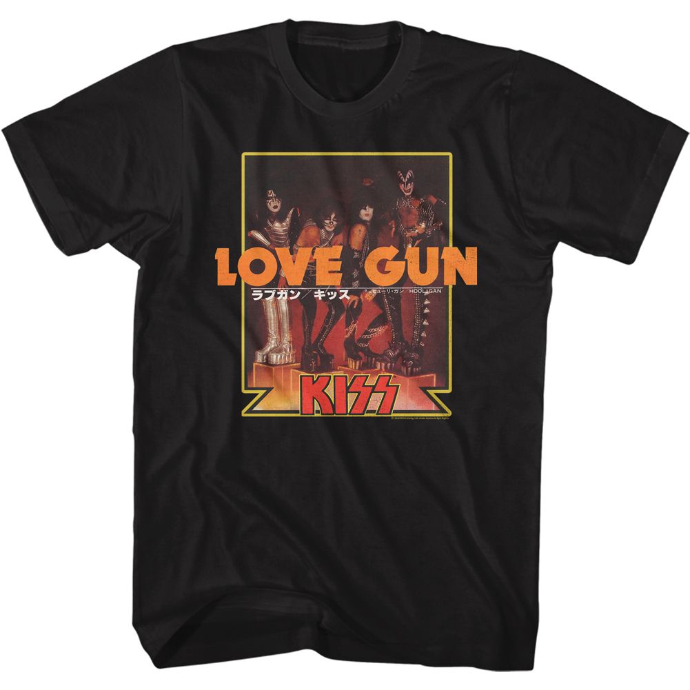 KISS Eye-Catching T-Shirt, Love Gun Japan